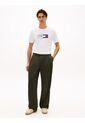 Camiseta Blanca De Punto Con Cuello Redondo Tommy Hilfiger de Tommy Hilfiger