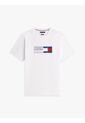 Camiseta Blanca De Punto Con Cuello Redondo Tommy Hilfiger de Tommy Hilfiger