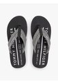 Sandalias Negro De Jacquard En Chambray De Puro Lino Tommy Hilfiger de Tommy Hilfiger