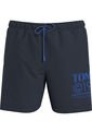 Pantaloneta De Baño Azul Slim Con Logo Y Cordón de Tommy Hilfiger