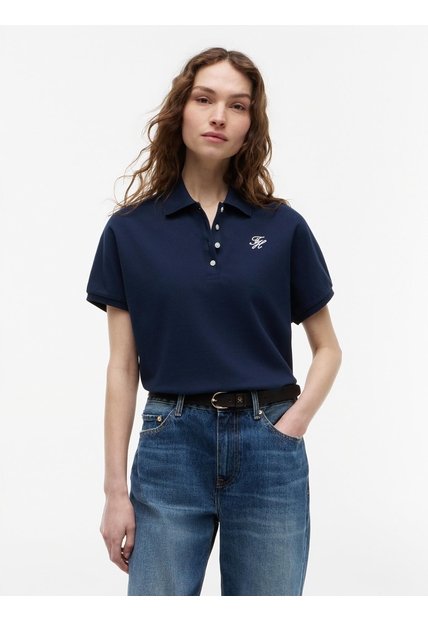 Polo Multicolor De Corte Regular Con Logo Bordado Tommy Hilfiger
