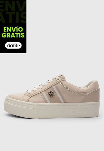 Tenis Lifestyle TOMMY HILFIGER Badria2 Beige Tommy Hilfiger