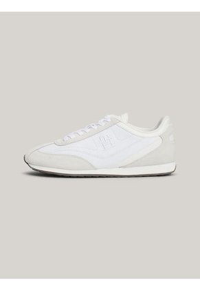 Tenis Blancos Estilo Running Heritage De Cuero Tommy Hilfiger
