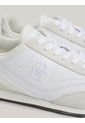 Tenis Blancos Estilo Running Heritage De Cuero Tommy Hilfiger de Tommy Hilfiger