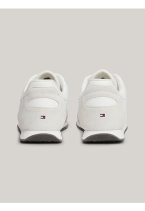 Tenis Blancos Estilo Running Heritage De Cuero Tommy Hilfiger