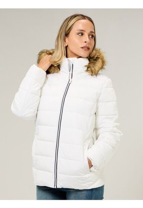 Chaqueta Blanca Acolchada Tommy Hilfiger