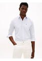 Camisa Azul De Rayas Anchas Con Corte Regular Tommy Hilfiger de Tommy Hilfiger