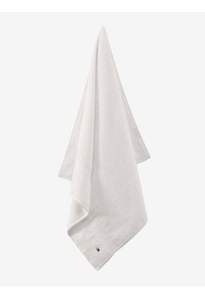 Toalla De Baño Blanco Con Logo Tommy Hilfiger