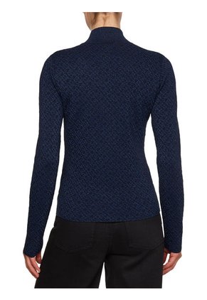 Saco Con Cuello De Tortuga Mujer Azul Tommy Hilfiger