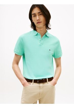 Polo Celeste 1985 De Corte Regular Tommy Hilfiger