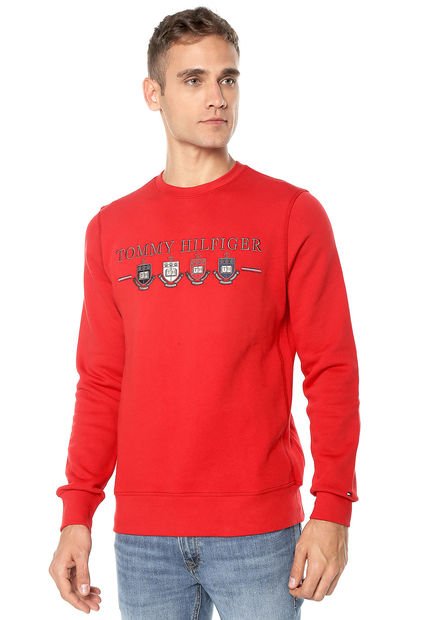 Saco Buzo Tommy Hilfiger Franjas Rojas y Negras »