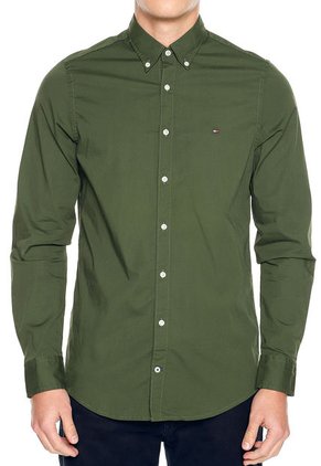 Camisa Verde Oliva Tommy Hilfiger