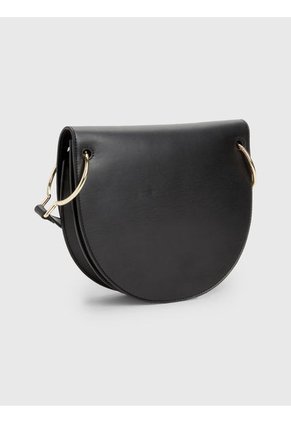 Bolso Cruzado Con Monograma Mujer Negro Tommy Hilfiger