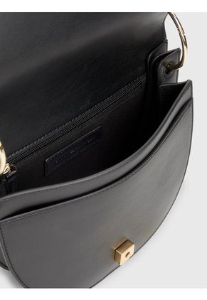 Bolso Cruzado Con Monograma Mujer Negro Tommy Hilfiger