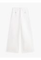 Pantalón Blanco Denim De Talle Alto Con Pierna Ancha Tommy Hilfiger de Tommy Hilfiger