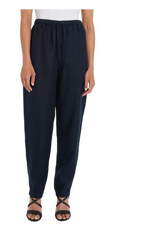 Pantalón Azul Oscuro Casual Cónico Con Cordón Tommy Hilfiger Tommy Hilfiger