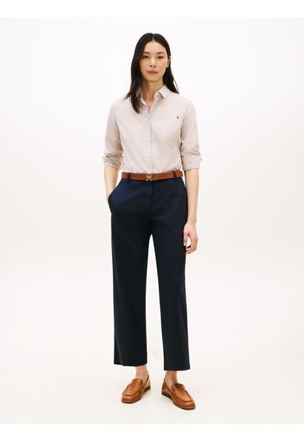 Pantalón Multicolor Chino Lavado Slim De Pierna Recta Tommy Hilfiger