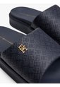 Sandalias Azul De Plataforma Con Monogramas TH Tommy Hilfiger de Tommy Hilfiger