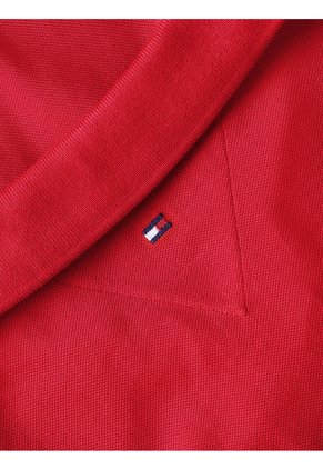 Polo Con Logo Monotipo Hombre Rojo Tommy Hilfiger