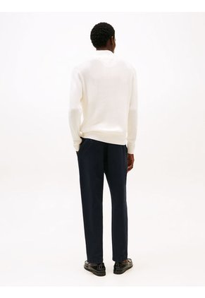 Saco Blanco Texturizado Con Cremallera Tommy Hilfiger