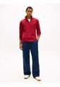 Saco Rojo Con Cuello Perkins Y Cremallera Tommy Hilfiger de Tommy Hilfiger