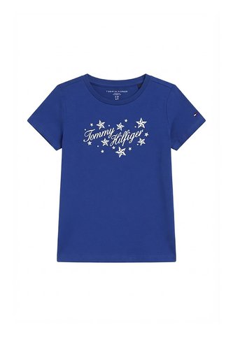 Camiseta Azul Manga Corta Con Logo Script Tommy Hilfiger Tommy Hilfiger
