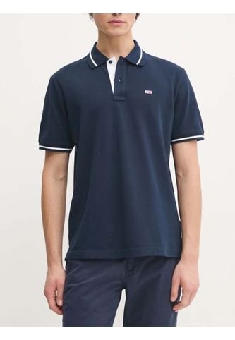 Polo Azul De Corte Regular Con Logo Tommy Jeans Tommy Hilfiger