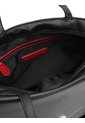 Bolso Negro Satchel Con Logo Tommy Hilfiger de Tommy Hilfiger