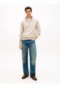 Saco Beige Con Cuello Perkins Y Cremallera Tommy Hilfiger de Tommy Hilfiger