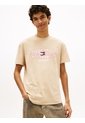 Camiseta Multicolor De Punto Con Logo Ondulado Tommy Jeans de Tommy Hilfiger