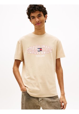 Camiseta Multicolor De Punto Con Logo Ondulado Tommy Jeans Tommy Hilfiger