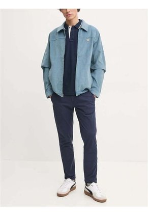 Polo Azul De Corte Regular Con Logo Tommy Jeans