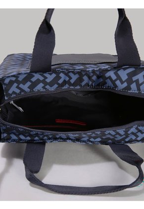 Bolso Azul Grande Con Asas Y Correa Cruzada Tommy Hilfiger