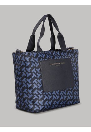 Bolso Azul Grande Con Asas Y Correa Cruzada Tommy Hilfiger