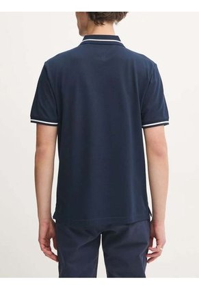 Polo Azul De Corte Regular Con Logo Tommy Jeans