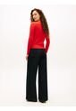 Saco Rojo De Punto Trenzado Con Cuello En V Tommy Hilfiger de Tommy Hilfiger