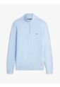 Saco Celeste Con Cuello Perkins Y Cremallera Tommy Hilfiger de Tommy Hilfiger