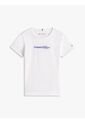 Camiseta Blanca Vintage Slim De Punto Con Logo Tommy Hilfiger de Tommy Hilfiger