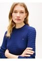Saco Azul De Punto Trenzado Fino Tommy Hilfiger de Tommy Hilfiger