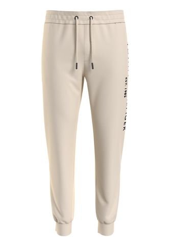 Jogger Blanco De Pierna Cónico Con Logo Para Hombre Tommy Hilfiger Tommy Hilfiger