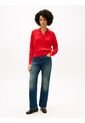 Saco Rojo Tejido Amplio Tipo Polo De Punto Trenzado Tommy Hilfiger de Tommy Hilfiger