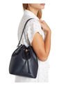 Bolso Bombonera Iconic Con Cordón Ajustable Mujer Azul Tommy Hilfiger de Tommy Hilfiger