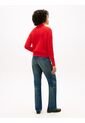 Saco Rojo Tejido Amplio Tipo Polo De Punto Trenzado Tommy Hilfiger de Tommy Hilfiger