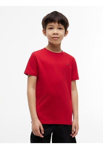 Camiseta Roja Para Niño Manga Corta Con Logo Gráfico Tommy Hilfiger Tommy Hilfiger