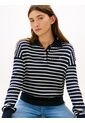 Saco Azul Tejido Amplio Tipo Polo De Punto Trenzado Tommy Hilfiger de Tommy Hilfiger