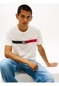 Camiseta Blanca De Punto Con Logo Con La Firma Tommy Jeans de Tommy Hilfiger