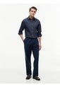 Camisa Azul De Corte Regular Manga Larga Con Tejido Dobby Tommy Hilfiger de Tommy Hilfiger