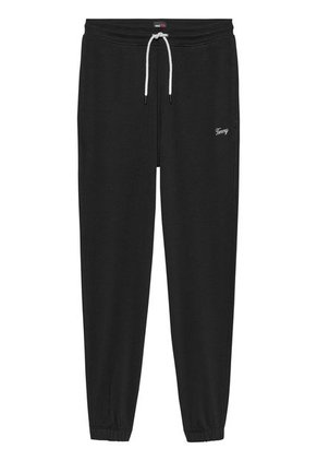 Jogger Negro Relaxed Con Inscripción Tommy Jeans