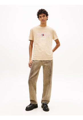 Camiseta Multicolor De Punto Con Logo Ondulado Tommy Jeans