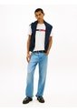 Camiseta Blanca De Punto Con Logo Con La Firma Tommy Jeans de Tommy Hilfiger